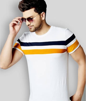 AUSK Pack of 1 Cotton Blend Regular Fit Men's T-Shirt ( Multicolor )