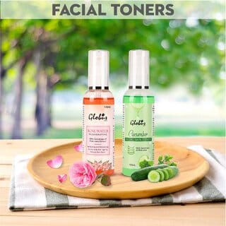 Globus Naturals Rose & Cucumber Facial Skin Toner with Goodness Of Aloe Vera Extract 200 ml