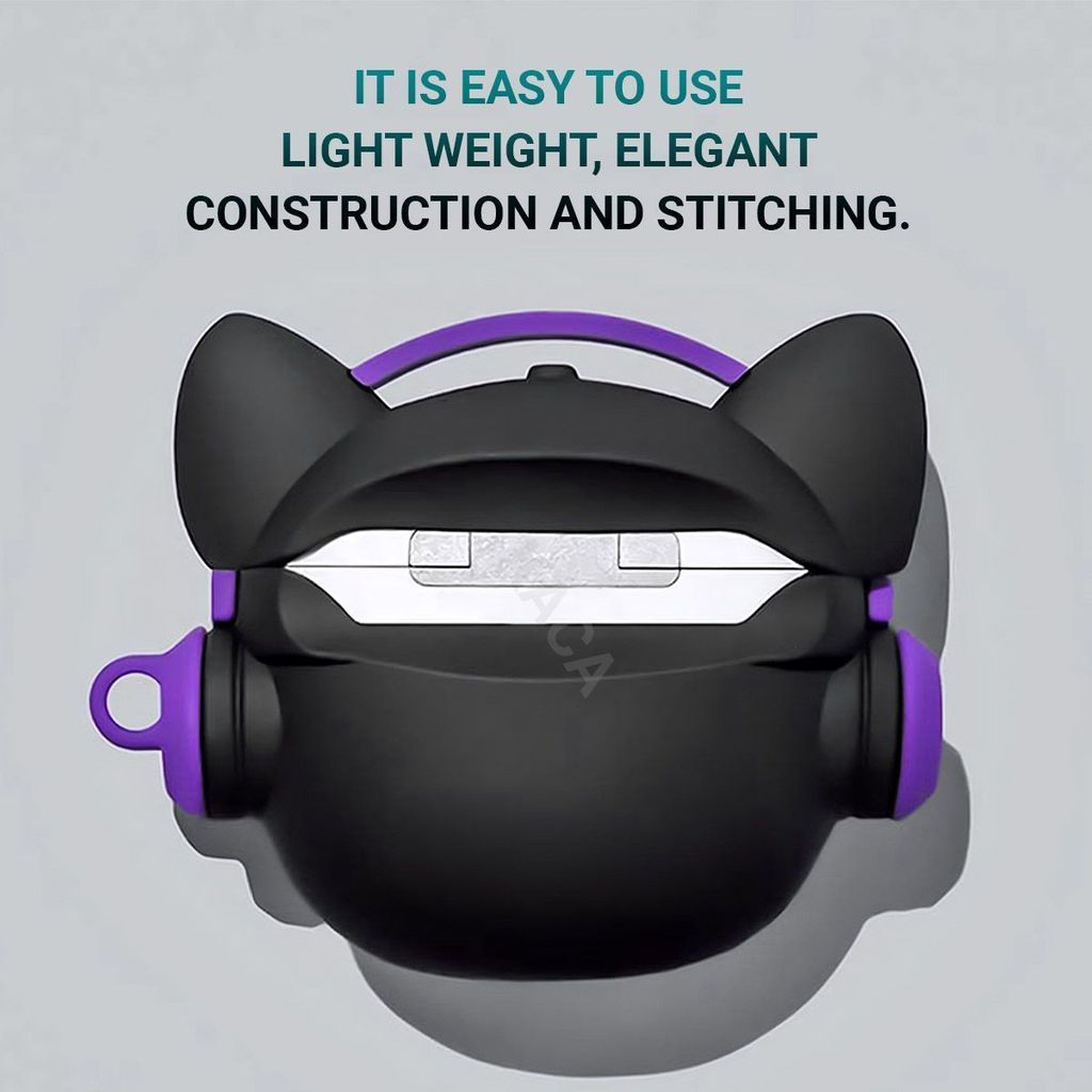 LIRAMARK Cute Cartoon Design Case Cover for Airpods Pro 2 Case (2023/2022), Designer AirPods Pro 2nd Generation Cover' (Blue DJ)