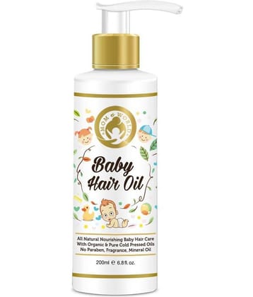 Mom & World Baby Hair Oil - 200ml