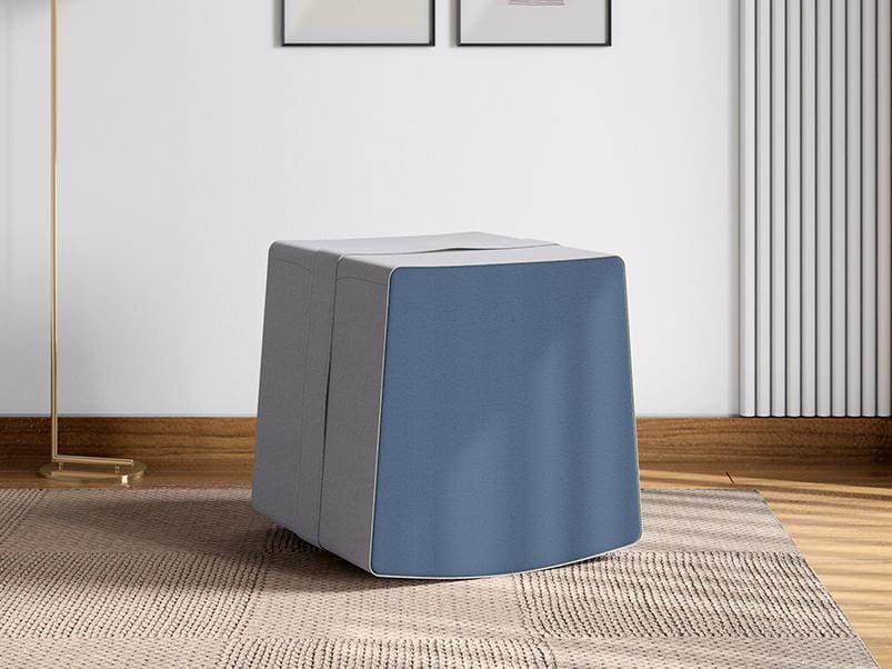 Cradle Pouf (Peacock Color)