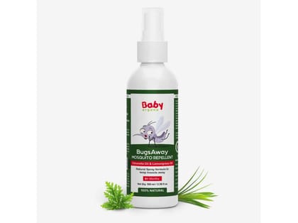 BabyOrgano Bugsaway Mosquito Repellent Fabric Spray - 100ml