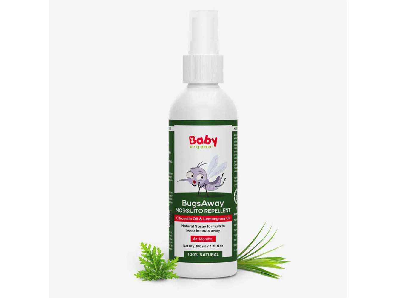 BabyOrgano Bugsaway Mosquito Repellent Fabric Spray - 100ml