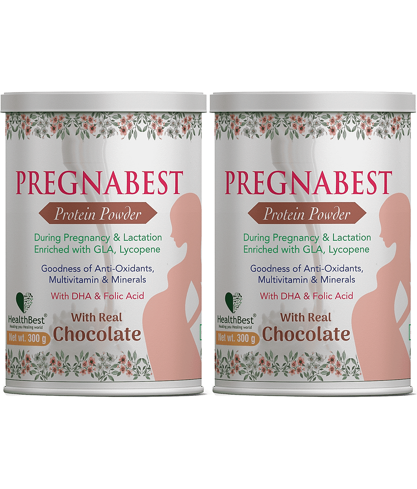 HealthBest Pregnaprotein 600 gm Pack of 2