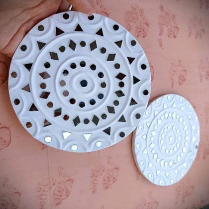 Kutch Lippan Mud & Mirror Work Wall Panel Small