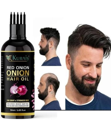 KURAIY ONION All Type of Hair Problem Herbal Anti Dandruff Hair Oil 50 ML Hair Oil PACK OF 1