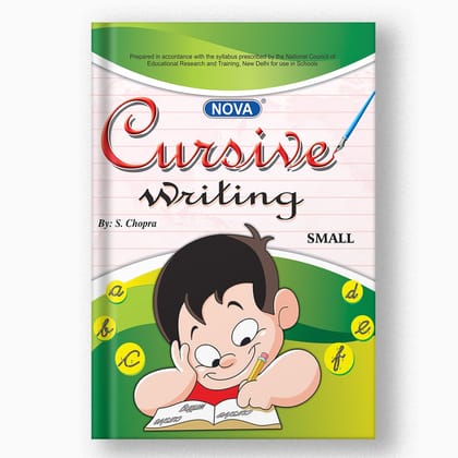 NOVA CURSIVE WRITING & COLOURING SMALL-LKG / English