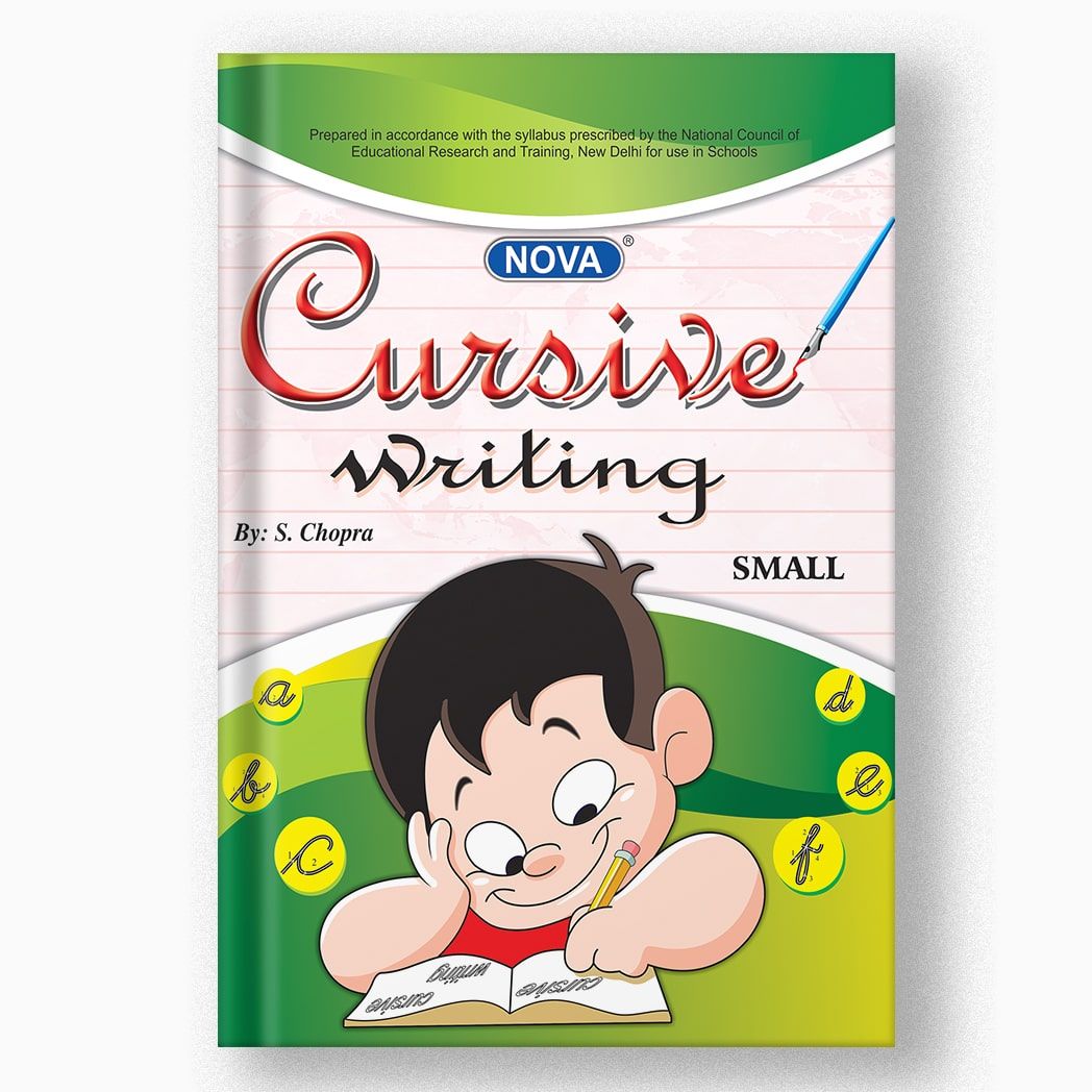 NOVA CURSIVE WRITING & COLOURING SMALL-LKG / English
