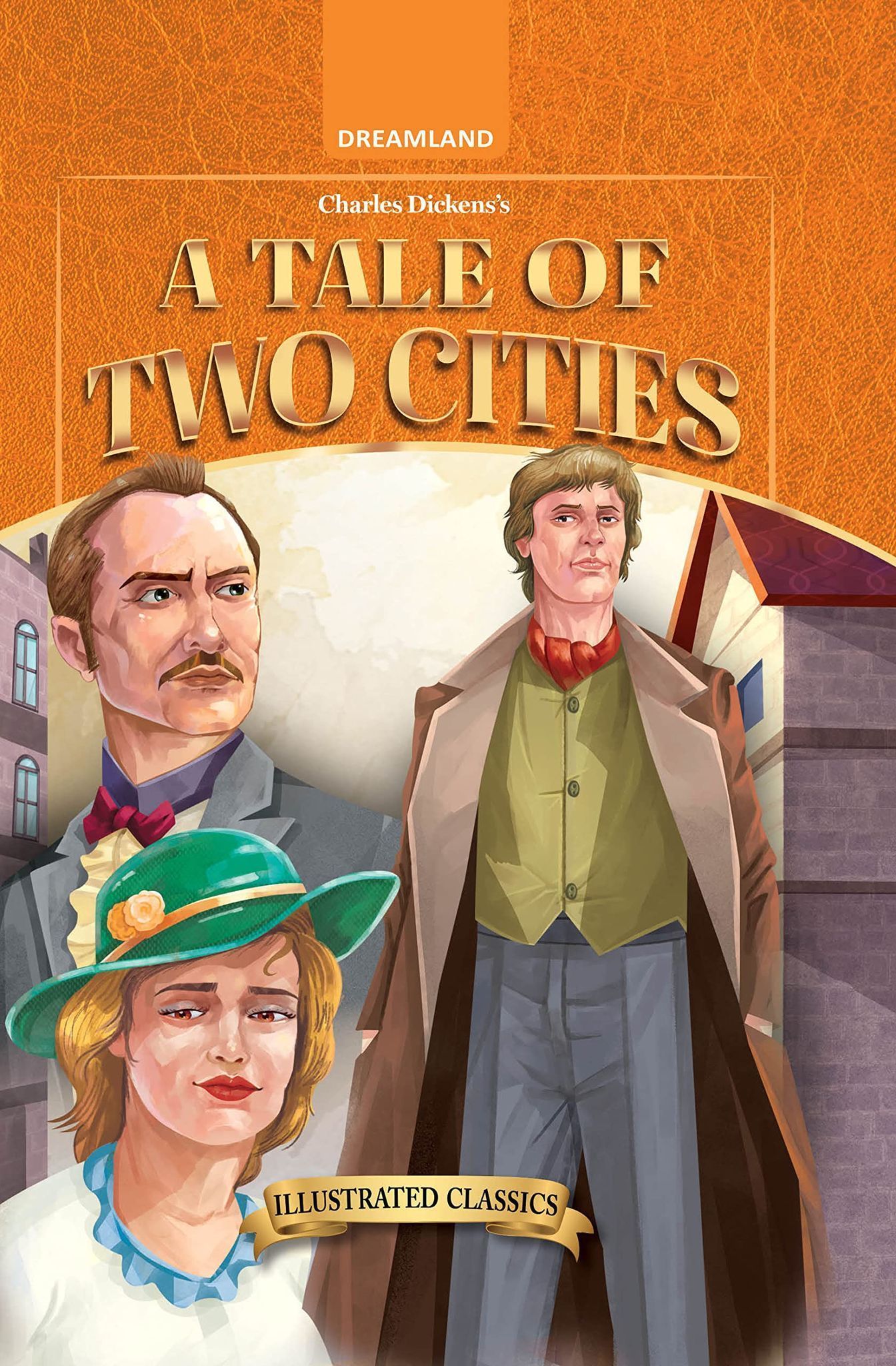 A Tale of Two Cities- Illustrated Abridged Classics for Children with Practice Questions [Hardcover] Charles Dickens