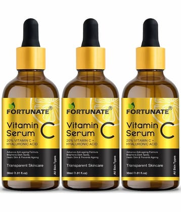 Vitamin C Serum - Skin Brightening, Anti-Aging, Skin Repair Face Serum - Pack of 3