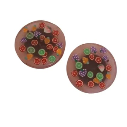Colorful Miniature Fruit Fridge Magnets - Decorative Kitchen Accents