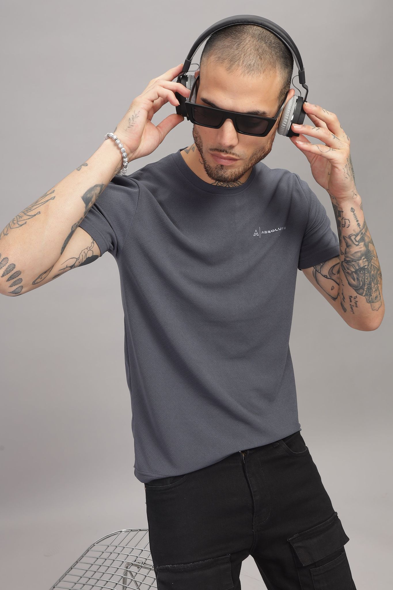 ABSOLUTOR Dri-Fit Sports T-Shirt Gray-S