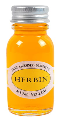 Herbin 15ml Watercolour Drawing Ink Bottle - Jaune