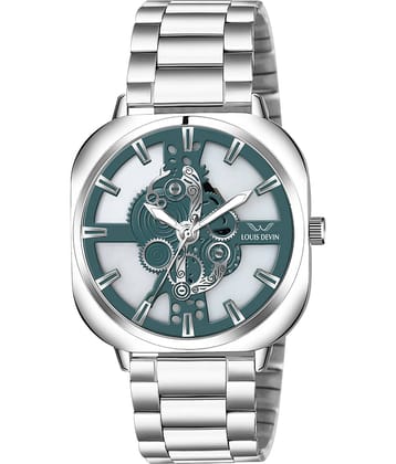 LOUIS DEVIN Silver Metal Analog Men's Watch