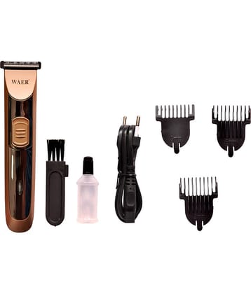 WAER Wa- 6028 Gold Cordless Beard Trimmer With 60 minutes Runtime