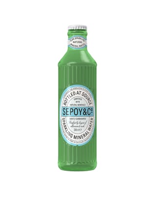 Sepoy & Co. Sparkling Mineral Water, 200 ml - Pack of 12 | Zero Calorie | Sparkling Himalayan Drink | 100% Natural Ingredients