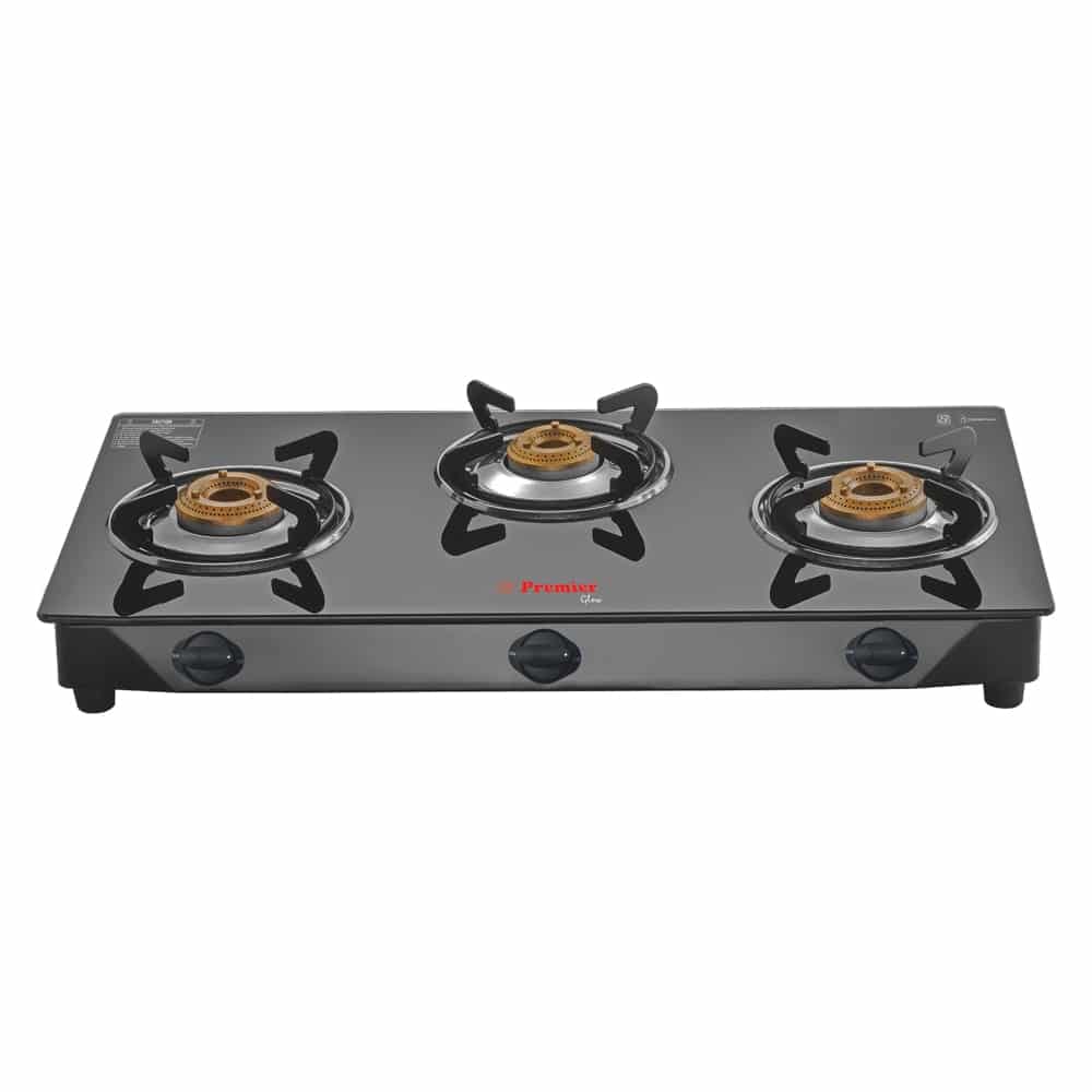 Premier Glow Glass Top Stove 3 Burner