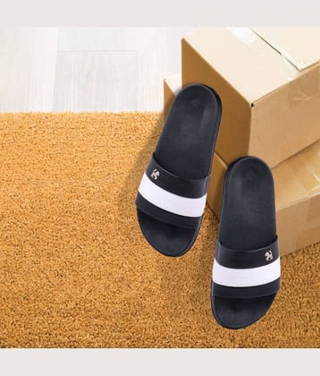 Q tick Light Blue Men's Slide Flip Flop