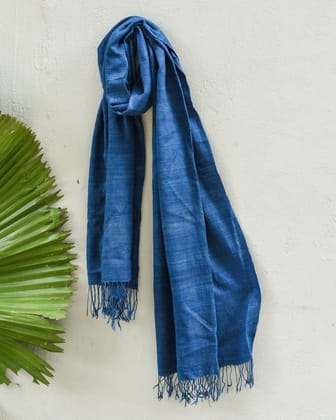 Indigo Natural Dyed Eri-stole