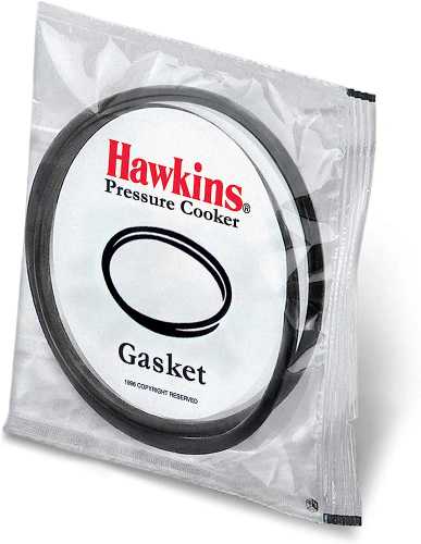 Hawkins Aluminium Gasket For 2 Litre To 3 Litre, 4 Litre Tall Hawkins Pressure Cookers  Miss Mary 3.5 Litre Pressure Cookers  All Contura 4 Litre Pressure Cookers (A1009), 4 Liter,Black, Set Of 2
