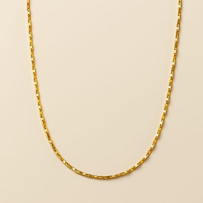 18K Gold Plated Invictus Men's Chain