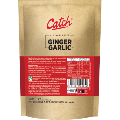 Catch Cooking Paste || Ginger Garlic || 22 Grams