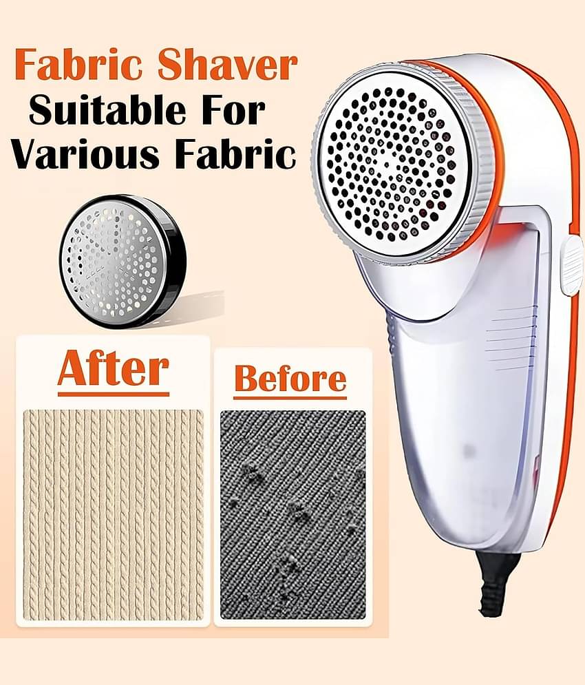 Electric Lint Remover and Fabric Shaver | Powerful Clothes Defuzzer for Sweaters, Blankets, Wool, Cotton, and Upholstery | Rechargeable, Portable, Easy to Clean, Gentle Yet Effective Fabric Care Tool