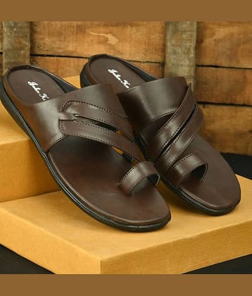 John Karsun - Brown Men's Leather Slipper