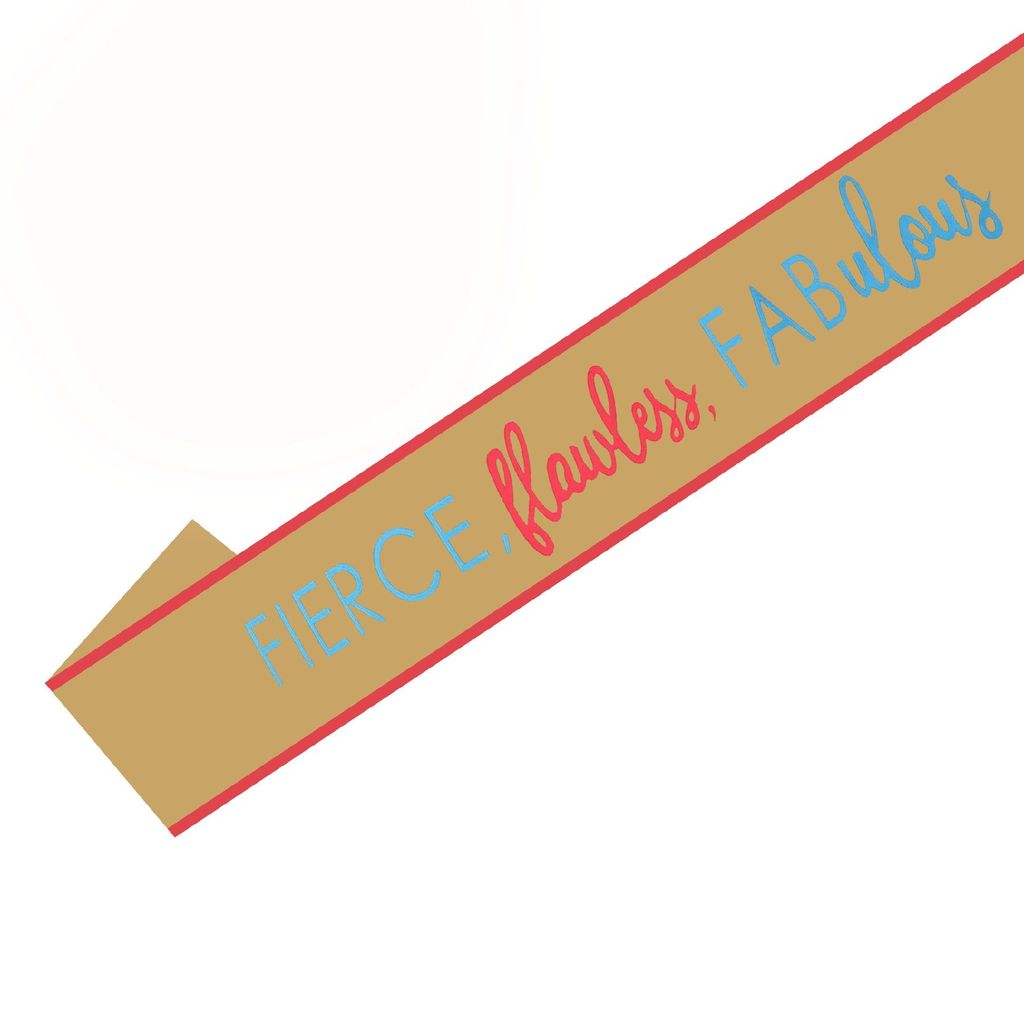 Fierce, Flawless& Fabulous Sash - Party and Festive Needs | Buy online on ZillyBuy