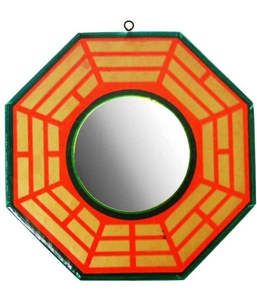 Vastu/Fengshui Chinese Convex Bagua (Pakua) Mirror for Positive Energy & Evil Eye Protection