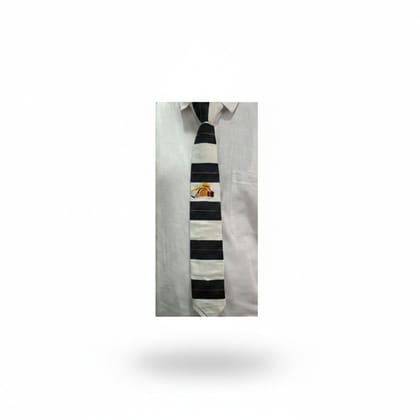 BLACK & WHITE MEN'S NECK TIE BLACK & WHITE MEN'S NECK TIE