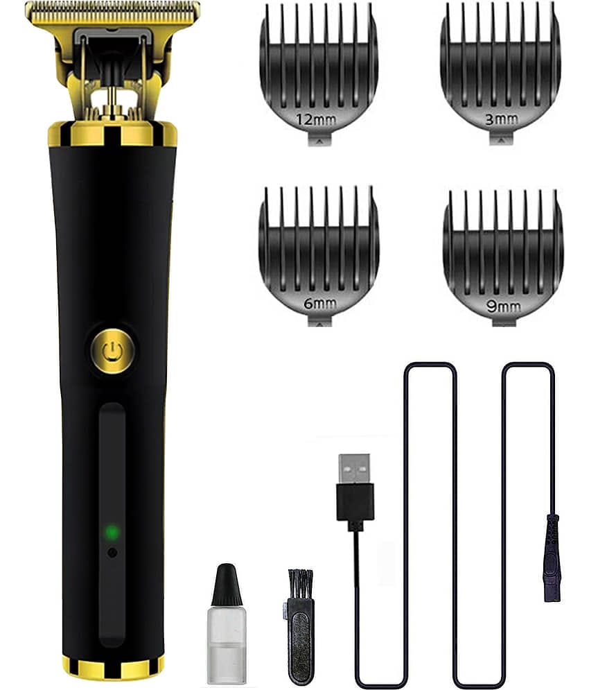 geemy Professioanal Black Cordless Beard Trimmer With 45 minutes Runtime