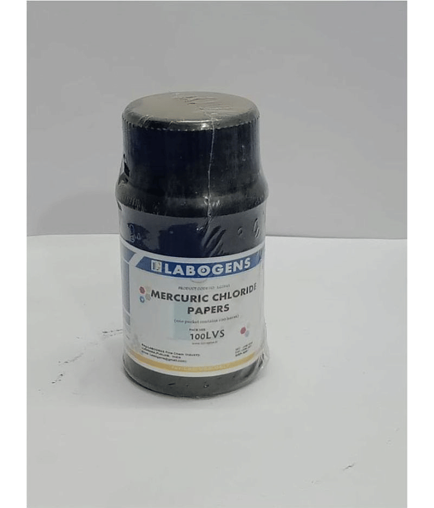 LABOGENS MERCURIC CHLORIDE PAPERS 100 LVS