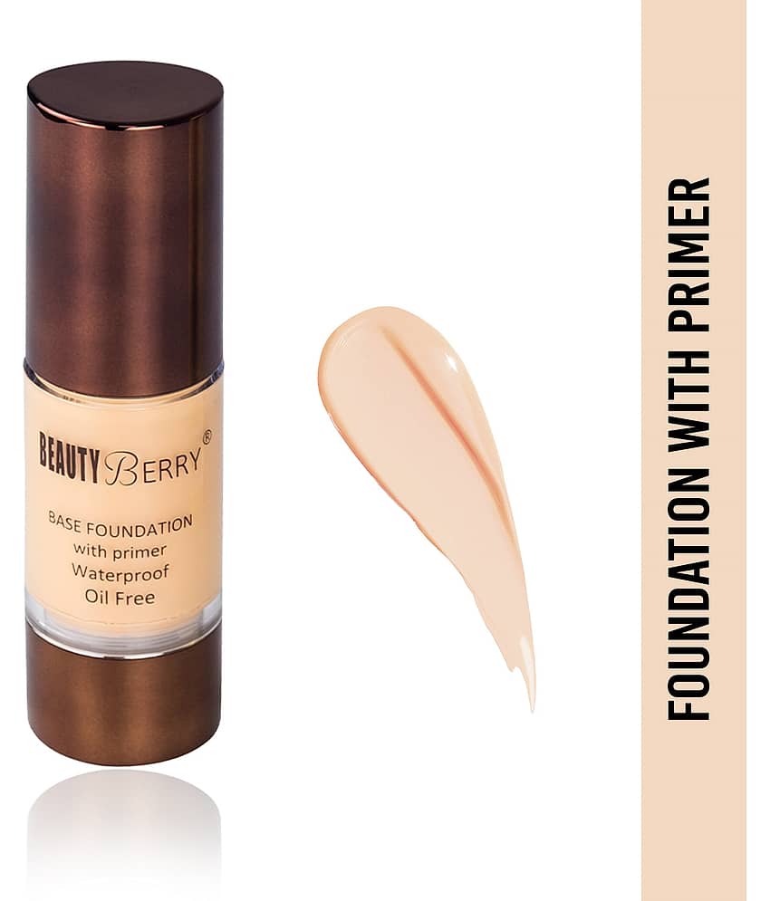 Beauty Berry Base Foundation with Primer Waterproof (Shade - 03)