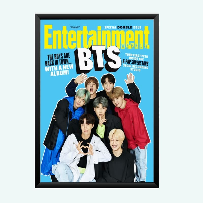 Nokkes Bts Army Bangtan Boy V suga J-Hope Jungkook Jin Jimin Rm 8X12 Inch Size Photo Frame Photo Home Office_bts5_16