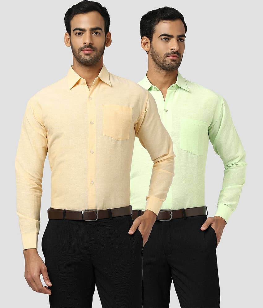 DESHBANDHU DBK - Multicolor Cotton Regular Fit Men's Casual Shirt ( Pack of 2 )