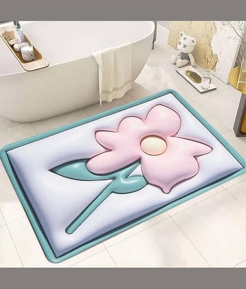 - Anti-skid Rubber Door Mat ( 60 X 40 cm ) Single - Gray