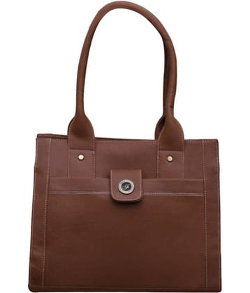 Fostelo Brown Fabric Shoulder Bag