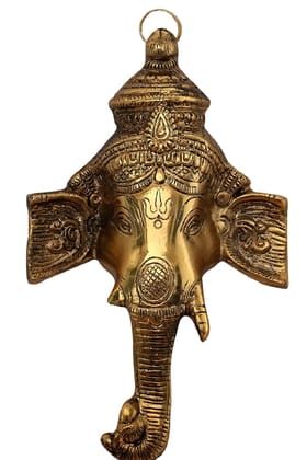 DreamKraft White Metal Ganesh Main Door Hangings for Home Decor and Gift Purpose