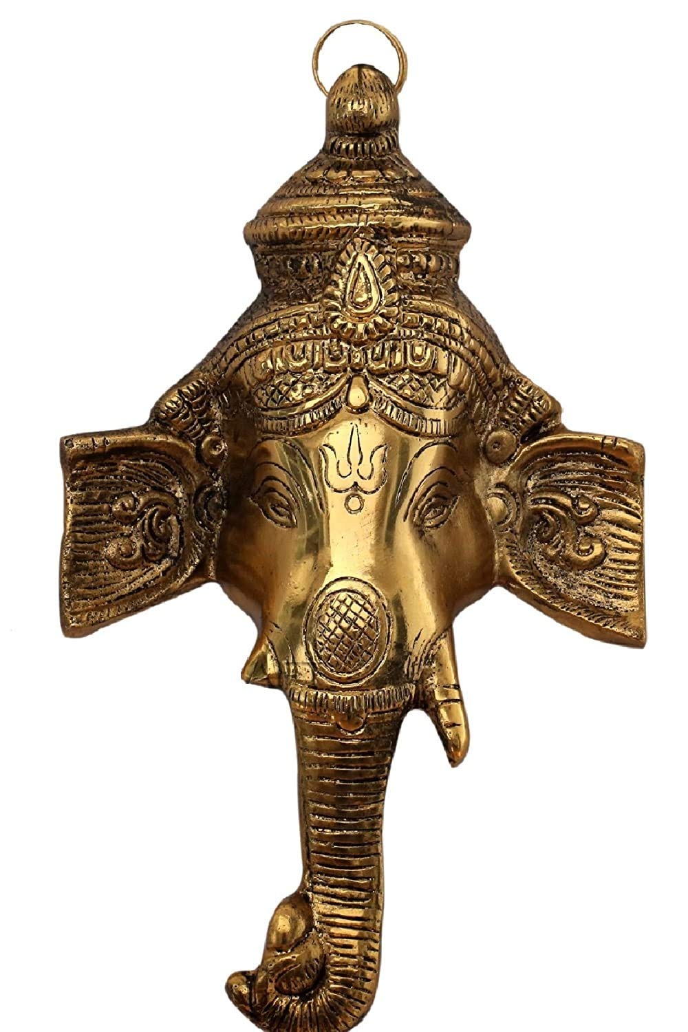DreamKraft White Metal Ganesh Main Door Hangings for Home Decor and Gift Purpose