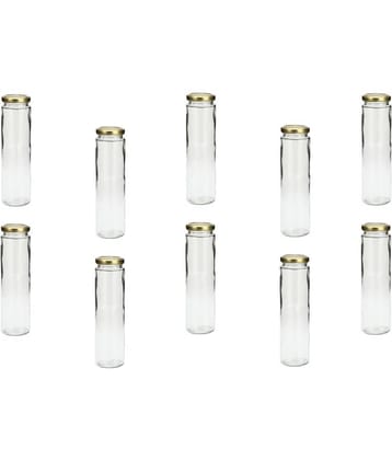 AFAST Glass Container Glass Transparent Utility Container ( Set of 10 )