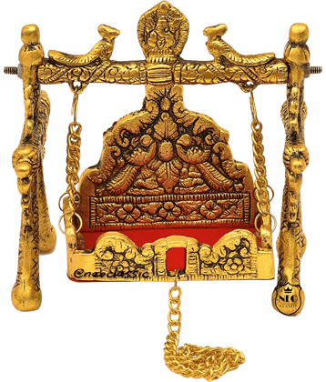 Neo Classic Aluminium Lord Krishna Idol ( 4.5 cm )