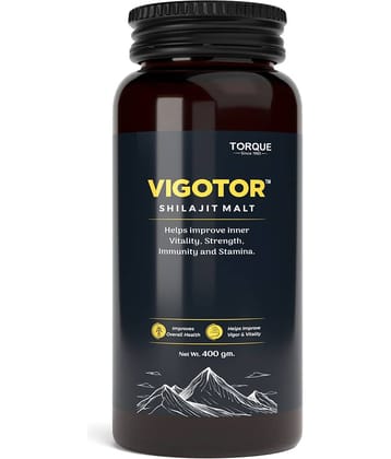 Vigotor Shilajit Malt with Ashwagandha & Safed Musli, Ayurvedic Energy & Stamina Booster, Chocolate Flavour