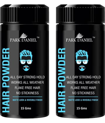 Park Daniel Hair Styling Powder for Voluminous Thin Hair with Matte Finish Clay 15 gm Pack of 2
