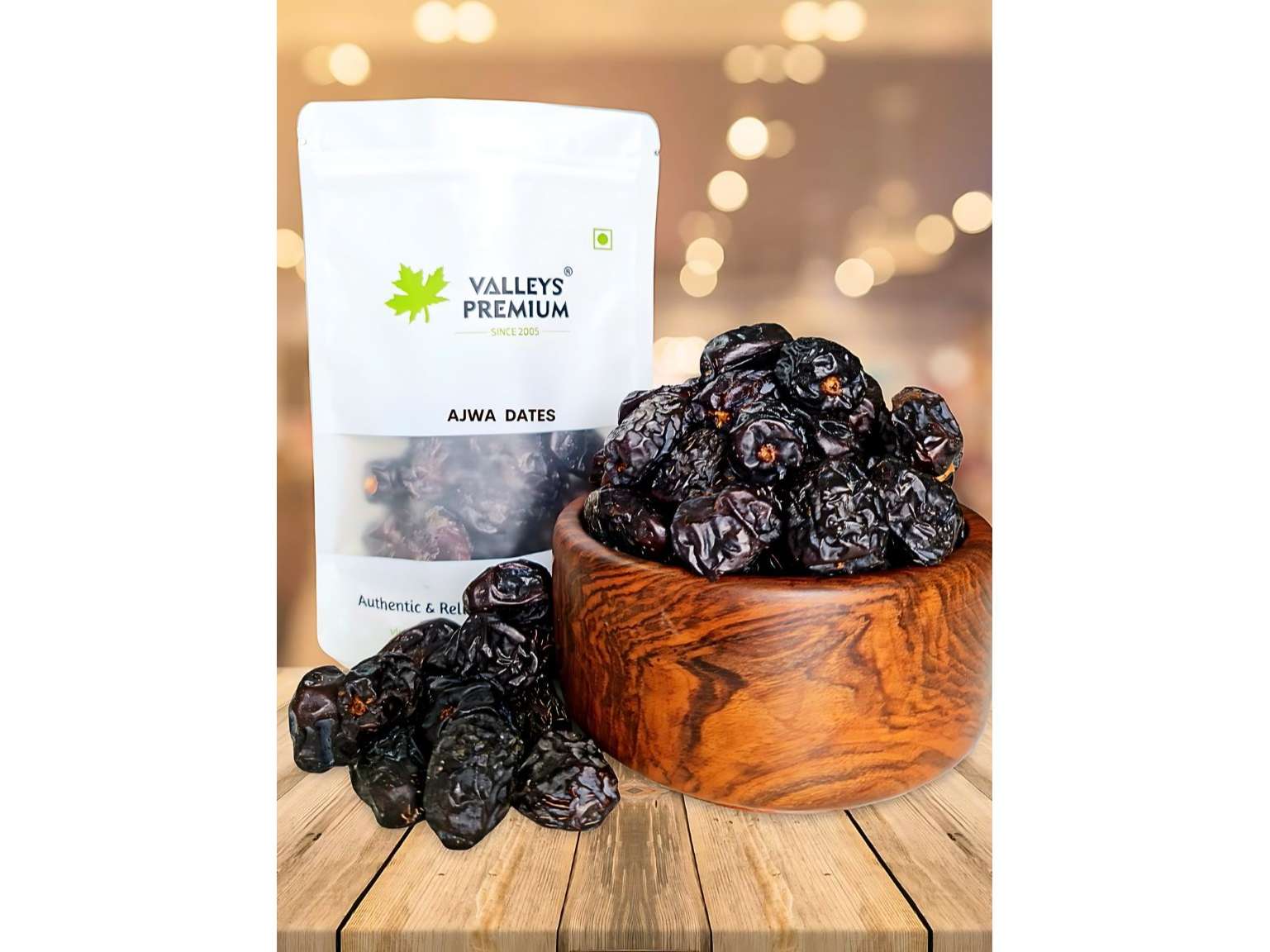 Valleys Premium Arabian Healthy Ajwa Dates - 400 Gram