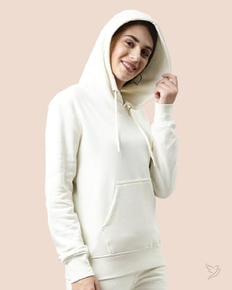 Hoodie - Off White-S / Off White