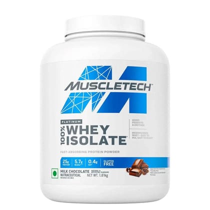 MuscleTech Platinum 100% Whey Isolate-1.81kg / Milk Chocolate
