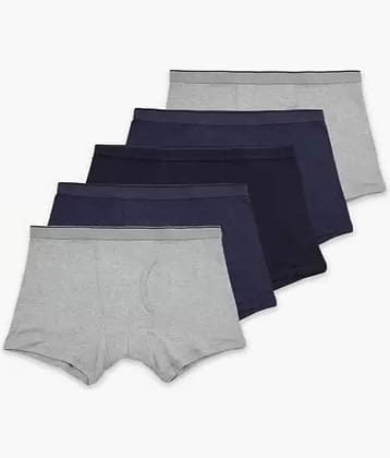 CAVENDRES Pack of 5 Cotton Blend Trunks For Men's ( Multicolor )