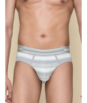XYXX Pack of 1 Cotton Briefs For Men's ( Multicolor )