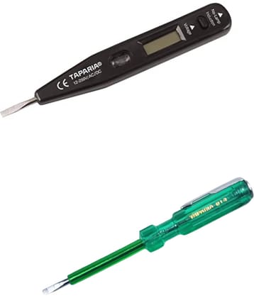 TAPARIA set of 2 hand tool combo (Digital Tester MDT82/Green Tester 814)